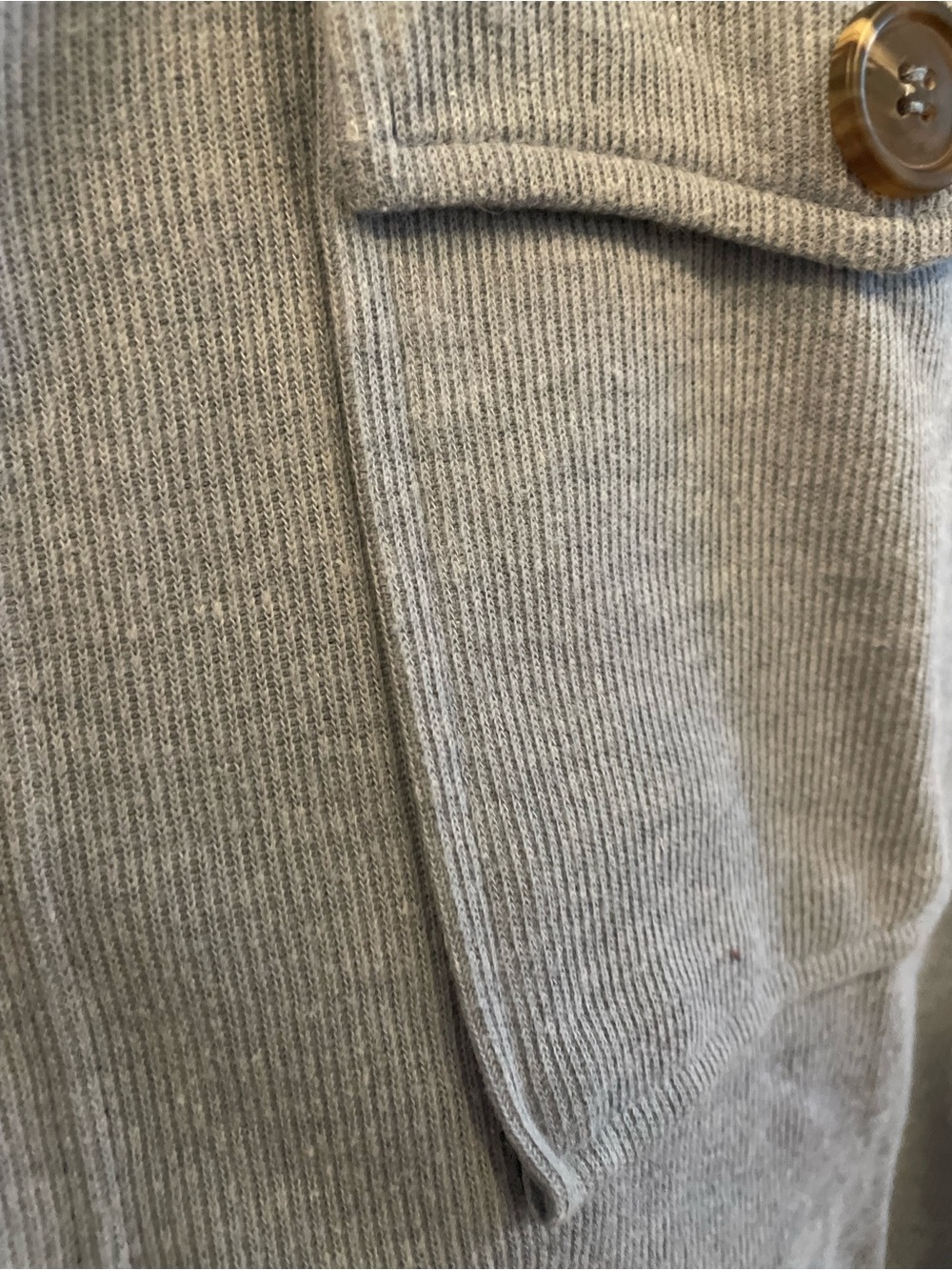 Light Blue Button-Front Shirt Jacket - Picture 5 of 5